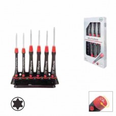 Wiha PicoFinish Torx® Screwdriver Set - Handle with Rotating Cap and Rapid-Turning Zone - 6 pcs - 24002